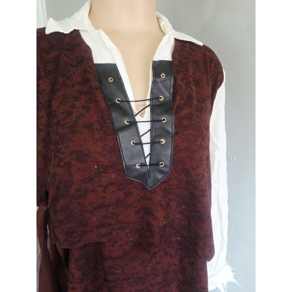 Rubies Pirate Costume Unisex Adult XL Halloween Outfit Complete 3 Piece Set - Picture 12 of 16